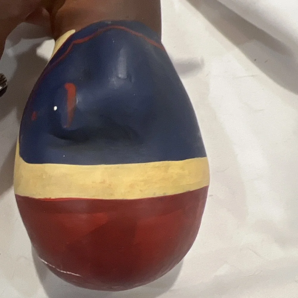 VINTAGE ROLY POLY PAPER MACHE 6.75
